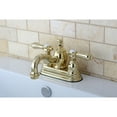 thumbnail image 2 of 4" Centerset Lavatory Faucet with Heritage Spout and Metal Lever Handle, Polished Brass - KS7102BAL, 2 of 3