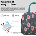 thumbnail image 3 of Womens Pioneer Flower Floral Print Pattern Lunch Box for Work,Insulated Lunch Bag for Women,Loncheras Para Mujer,Leakproof Adult Lunch Bag for Work,Beach,Travel,Picnic,Camping, 3 of 7