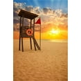 thumbnail image 2 of ABPHOTO 5x7ft Photography Backdrop Beach Seaside Weathered Wooden Viewing Plat Sunrise Colorful Sky Nature Photo Background Backdrops, 2 of 4
