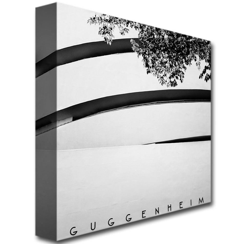 Trademark Art "Guggenheim" Canvas Art by Nina Papoirek