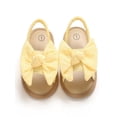 thumbnail image 4 of Luxsea Summer Baby Girls Shoes Non-Slip Canvas Bowknot Toddlers Newborn Infantil Sandals, 4 of 10
