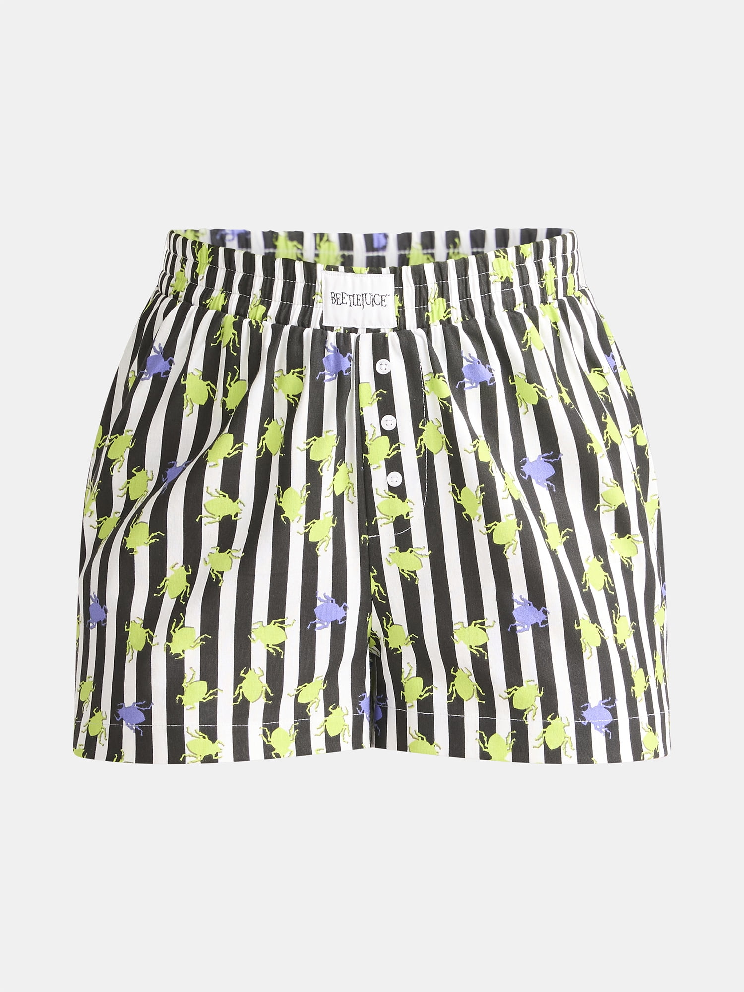 Beetlejuice Women's Graphic Boxer Shorts, 2-Pack, Sizes XXS-XXL