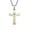 STN247STGO, variant on Men's Titanium Steel Two-tone Inlaid Cross Pendant