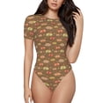 thumbnail image 2 of Picia Armadillo Floral 1 Womens One Piece Swimsuits Modest Tummy Control Bathing Suits Lace Up Slimming Swim Suit-Medium, 2 of 9