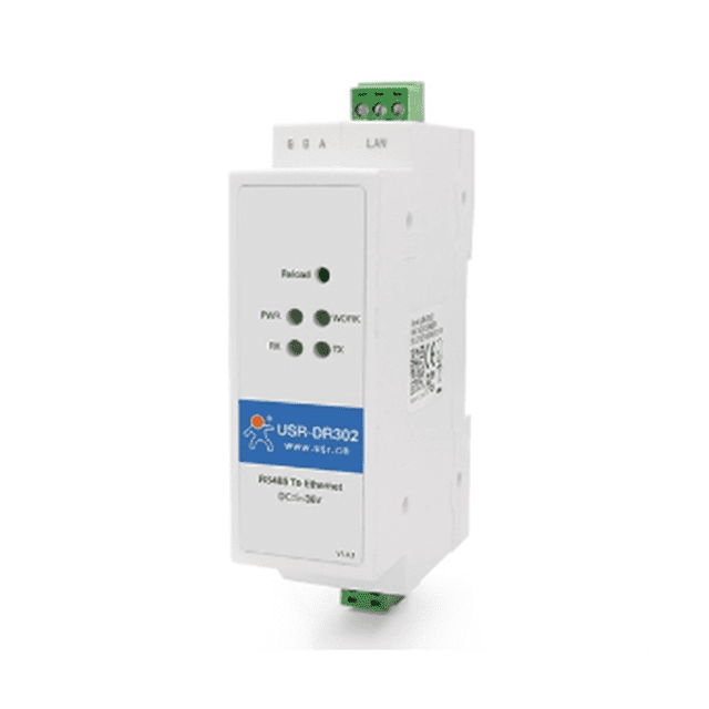 -DR302 Módulo servidor IP Ethernet serie RS485 para riel DIN Convertidor Ethernet Unidad Modbus RTU a Modbus
