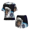 thumbnail image 4 of Xecao Cat Astronaut print Swimsuit for women, Summer-ready, sporty style.Quick-dry fabric. Many sizes & colors., 4 of 9