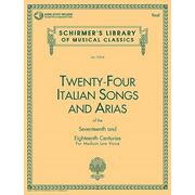 Schirmer's Library of Musical Classics: 24 Italian Songs & Arias of the 17th & 18th Centuries Book/Online Audio (Other)