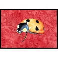 thumbnail image 1 of Carolines Treasures 8869MAT Lady Bug sur Tapis Rouge Intérieur Ou Extérieur - 18 x 27 Po., 1 of 4