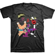 Mens Nickelodeon AAAHH REAL MONSTERS Shirt - Retro Nick Real Monsters tee - Classic Nick Graphic T-Shirt (Black, 3X-Large)