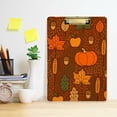 thumbnail image 6 of FMSHPON Pumpkins Wheat Clipboard Hardboard Wood Nursing Clip Board and Pull for Standard A4 Letter 13x9 inches, 6 of 8