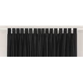 thumbnail image 2 of Lined-Black Tab Top  Velvet Curtain / Drape / Panel   - 60W x 120L - Piece, 2 of 2
