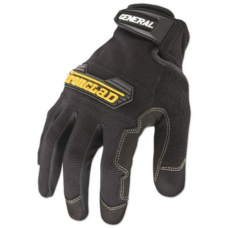 

General Utility Spandex Gloves Black Large Pair | Bundle of 5