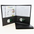 thumbnail image 5 of BAZIC 2 Pockets Paper Folder, Premium Leatherette Portfolio, Letter Size Folder, 25-Count, 5 of 6