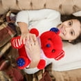 thumbnail image 4 of Eco-Friendly Plush Stuffed Animal - 9" Soft Hugging Toy, Safety Certified Stress Relief Companion for Kids & Adults Red, 4 of 6