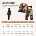 thumbnail image 4 of Pofeuu Funny Bald Eagle Print Womens Pajamas Set Long Sleeve Sleepwear Button Down Nightwear Soft Pj Lounge Sets Button Down Pajamas Women-Medium, 4 of 7