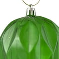 thumbnail image 4 of Northlight Set of 6 Green Rhombus Cut Shatterproof Transparent Christmas Ball Ornaments 3" (70mm), 4 of 4