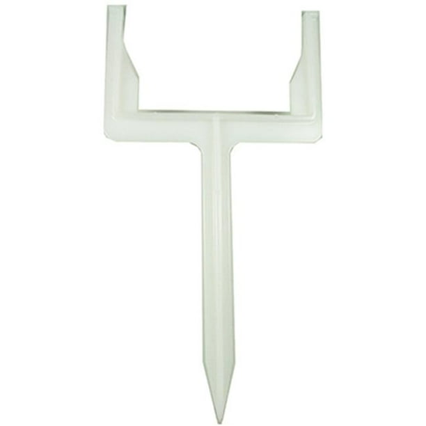 Poly Downspout Post, White, 11 X 5", Simon Farms, DOWNSPOUT GOALPOST