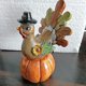 thumbnail image 2 of Hand-Painted Thanksgiving Turkey Pumpkin Table Decoration, Resin Table Turkey Pumpkin Centerpiece Table Decoration, 2 of 4
