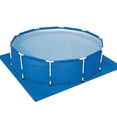 thumbnail image 1 of Alfombrilla para piscina, plegable, impermeable, color azul, para piscinas rectangulares y redondas (396 x 396 cm), 1 of 5