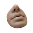 thumbnail image 1 of BELOVING Silicone Nose Lip Model Training Flexible Piercing Practice Skin Black Skin, 1 of 9