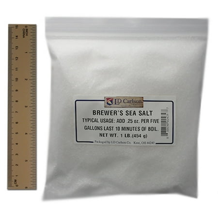 Brewers Sea Salt 1lb (Best Salt For Canning Tomatoes)