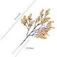 thumbnail image 2 of Burnt Orange Artificial Flowers Silk Fall Flowers Babys Breath Gypsophila 18.7" for Home Kitchen Decor, 2 of 5
