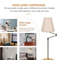 thumbnail image 3 of HEALEEP Small Lamp Shade Cloth Yellow Light Diffusion 1Pack, 3 of 8