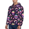 thumbnail image 2 of Hoodies for Men - cartoon Skull rainbow space Long Sleeve Comfrt Men'S Fashion Hoodies & Sweatshirts, Sweatshirts for Men Hoodies Pullover Clothing Clothes with Pouch, 2 of 7