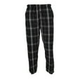 thumbnail image 3 of Men's Pajama Super Soft Sleep Pants Lounge Flannel Plaid Cozy PJ Bottoms, Navy Light Grey Plaid, M, 3 of 5
