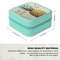 thumbnail image 2 of Creowell Pineapple Flexible Storage Jewelry Box for Travel Essential, Compact Size for Necklace, Ring, Earring Organization Green, 2 of 5