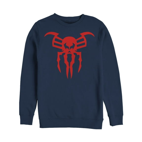 Men's Marvel Spider-Man Original 1999 Logo  Sweatshirt Navy Blue 2X Large