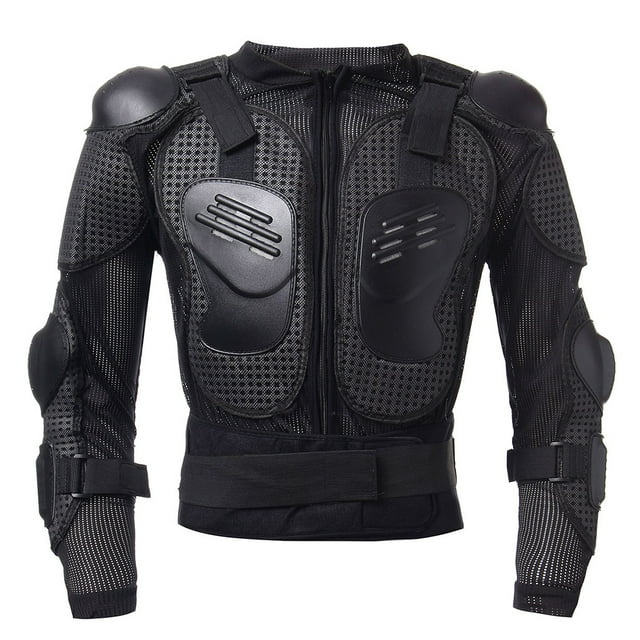 Langgg Men Full Body Motorcycle Jacket Armor Motocross Racing Protective Gear Motorbike Chest Elbow Back Shoulder Protector