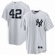 thumbnail image 1 of Camiseta de béisbol clásica retirada de Mariano Rivera, blanca, de los Yankees de Nueva York, con número de estrella bordado.-L, 1 of 2