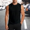 thumbnail image 2 of SRZYMJ Mens Crew Neck Tank Top Undershirt Sleeveless Casual Summer Beach Tee, 2 of 6