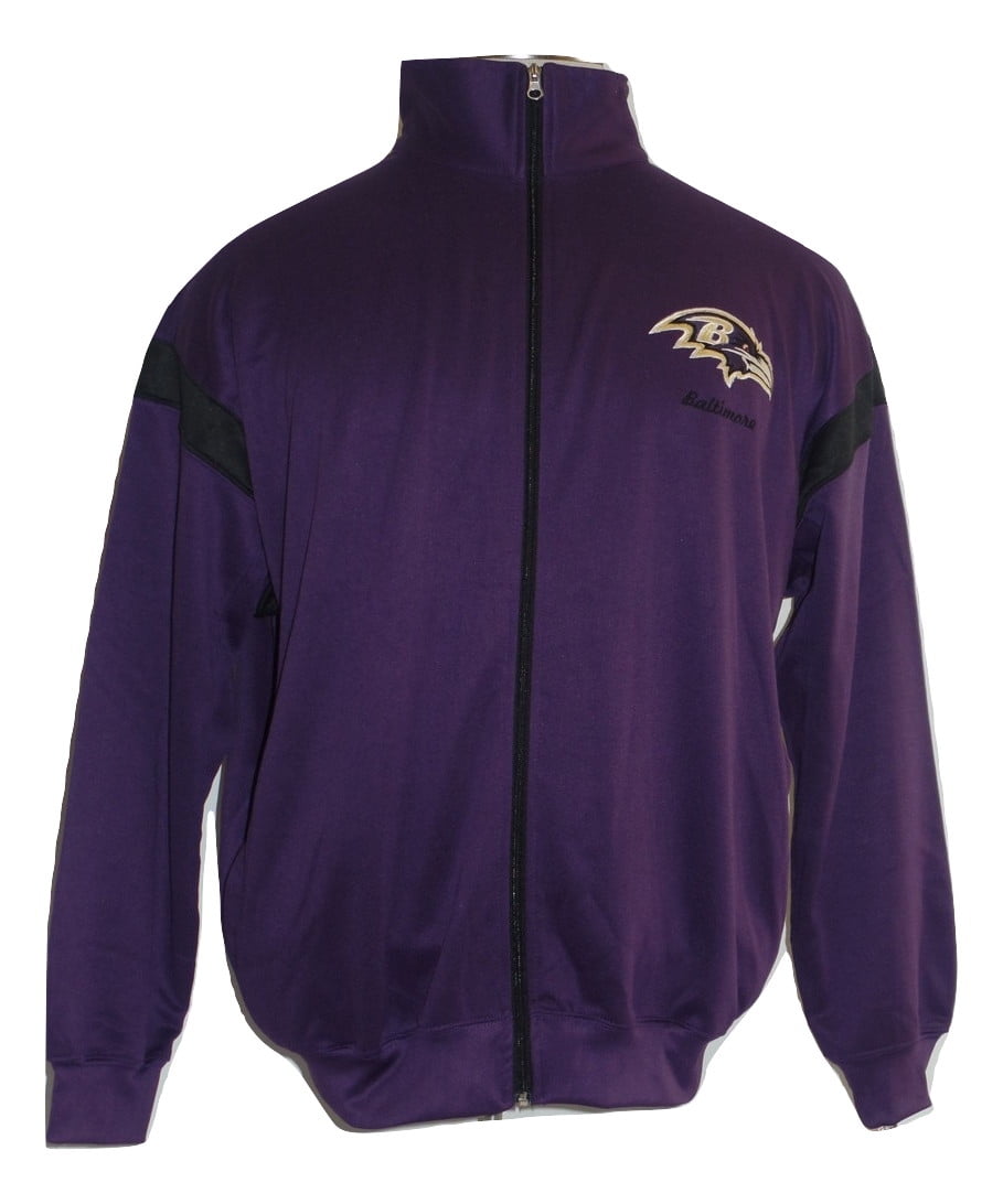 Baltimore Ravens Big and Tall Mens Poly fleece Full Zip jacket by G-III Sports
