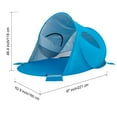 thumbnail image 3 of GoDecor Beach Tent Instant Portable Cabana Beach, Camping Tent Pop Up Shade Tent, 3 of 9