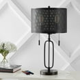 thumbnail image 5 of JONATHAN Y Hank 27" 2-Light Industrial Farmhouse Iron LED Table Lamp with USB Charging Port, Oil Rubbed Bronze, JYL1111A, 5 of 8