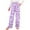 Purple, variant on BLVB Boys Girls Cute Print Pj Pants Holiday Lounge Pajamas Bottoms Elastic Waist Sleep Pajama Pants Valentine's Day Gifts