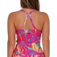 thumbnail image 2 of Sunsets Swimwear Oasis Sandbar Rib Serena Tankini Top, 2 of 6
