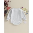 thumbnail image 5 of GXFC Infant Thanksgiving Romper for Boy Girls 3M 6M 9M 12M 18M Newborn Long Sleeve Letter Print One Piece Jumpsuit Bodysuit Clothing for Baby Girls, 5 of 8