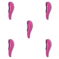thumbnail image 1 of Wisewang Professional Hairbrush Styling Knot Comb  for Magic Detangling Brush rose red, black 5Set, 1 of 6