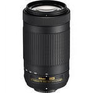 Nikon D5600 24.2 MP DSLR Camera with Nikon AF-P DX NIKKOR 18-55mm f/3.5-5.6G VR Lens and Nikon AF-P DX NIKKOR 70-300mm f/4.5-6.3G ED Lens + 32 GB Sandisk Memory Card +Advanced Bundle(International )