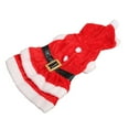 thumbnail image 3 of Vestido De Navidad Para Mascotas, Suave, Grueso, De Doble Cara, Forro Coral, Transpirable, Con Cierre De Botón, Vestido De Papá Noel Para Invierno, 3 of 7