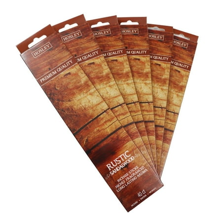 Hosley 120 Pack Incense Sticks   Bonus 120 Pack (Total 240) – Rustic Sandalwood – Perfect for Home, Meditation & Aromatherapy