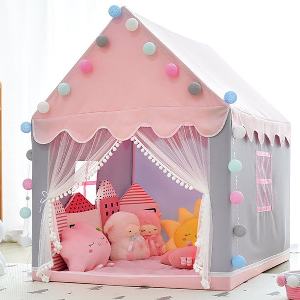 Children’s Play House Indoor Outdoor Girls Boys Fairy Castle Up Tent 