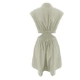 thumbnail image 5 of B91xZ Robes Décontractées pour Femmes Manches à Volants Col en V Robe Ligne A Cocktail, AG m, 5 of 5