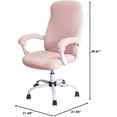 thumbnail image 2 of Water Repellent Office Chair Cover with Armrests,  Fit, Soft Jacquard Fabric, Easy Install, 2 of 6