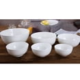 thumbnail image 2 of Miangastore 6pcs White Porcelain Bowls Insulated Rice Bowls Tableware for Restaurant Home (4inch), 2 of 8