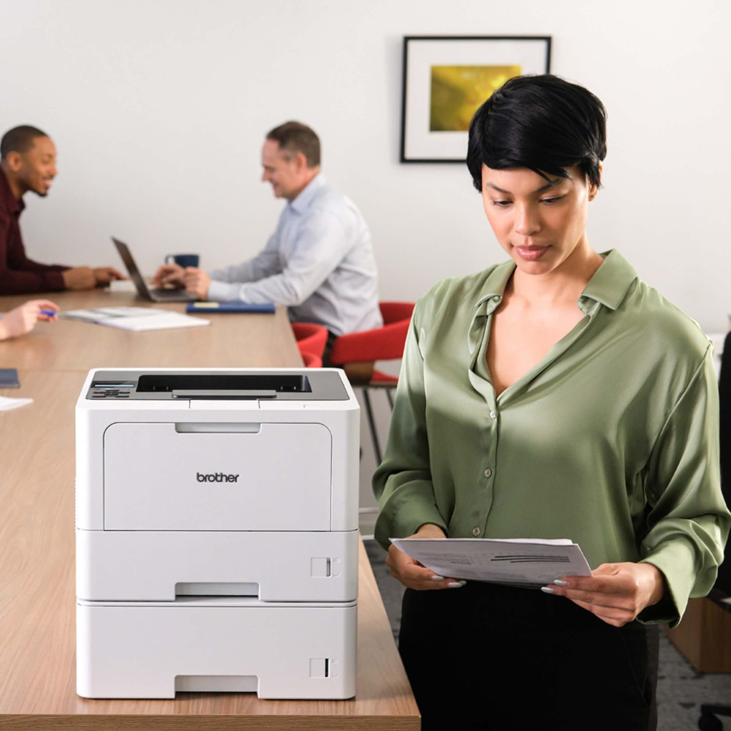 Brother HL-L5210DWT Business Monochrome Laser Printer photo 3