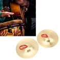 thumbnail image 2 of 1 Pair Hand Cymbals Hand Cymbals Crash Cymbal Belly Dancing Finger Dance Musical Instrument For Dancer, 2 of 9